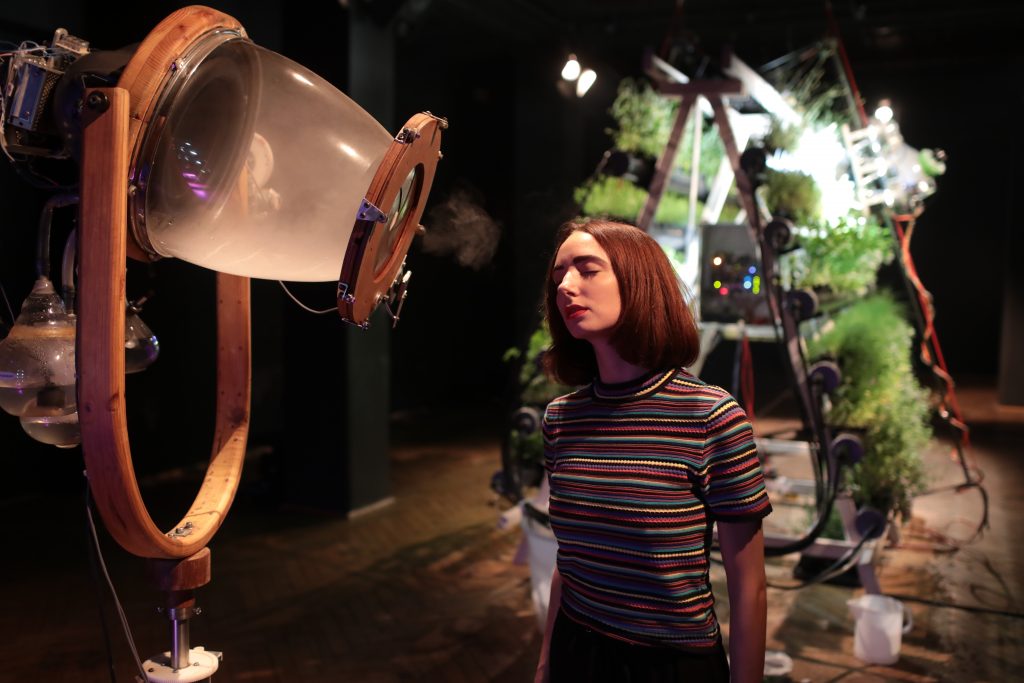 Christiaan Zwanikken – Kinetic garden + Nose patrol Galerija Kapelica